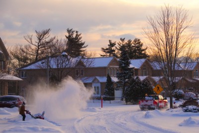 Digging out after a series of snow storms